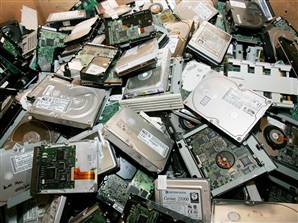 Lately, companies have begun to expand their efforts to make recycling safer for workers and more convenient for consumers. However, e-waste recycling rates in the U.S. are hovering just below a skimpy 20 percent. Photo: MSNBC.com