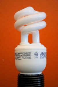According to ENERGY STAR, CFLs use 75 percent less energy and last about 10 times longer than an incandescent bulb. Photo: Amanda Wills, Earth911.com