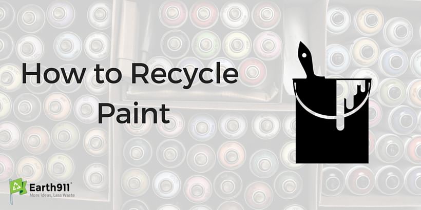 What are some environmentally friendly ways to get rid of paint?