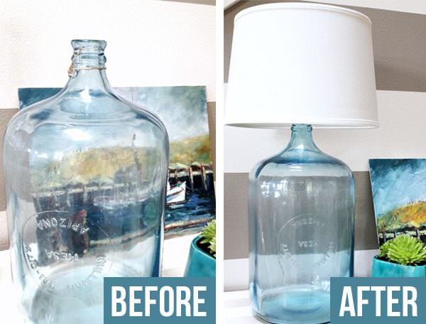 photo of Light Up The Room By Upcycling A Glass Bottle image