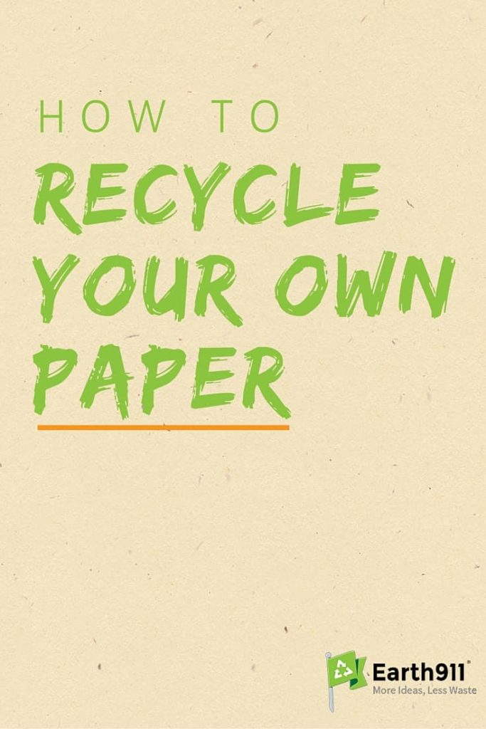 Interested in learning how to recycle paper at home? Check out this simple tutorial that will teach you exactly what to do to make your own paper.