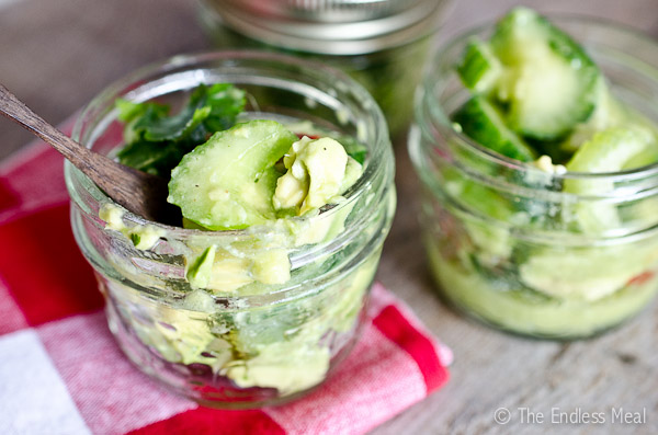 Picnic-Ready Cucumber and Avocado Salad