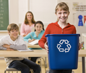 The earlier kids learn about recycling, the more likely they are to continue recycling as adults. Photo: Shutterstock