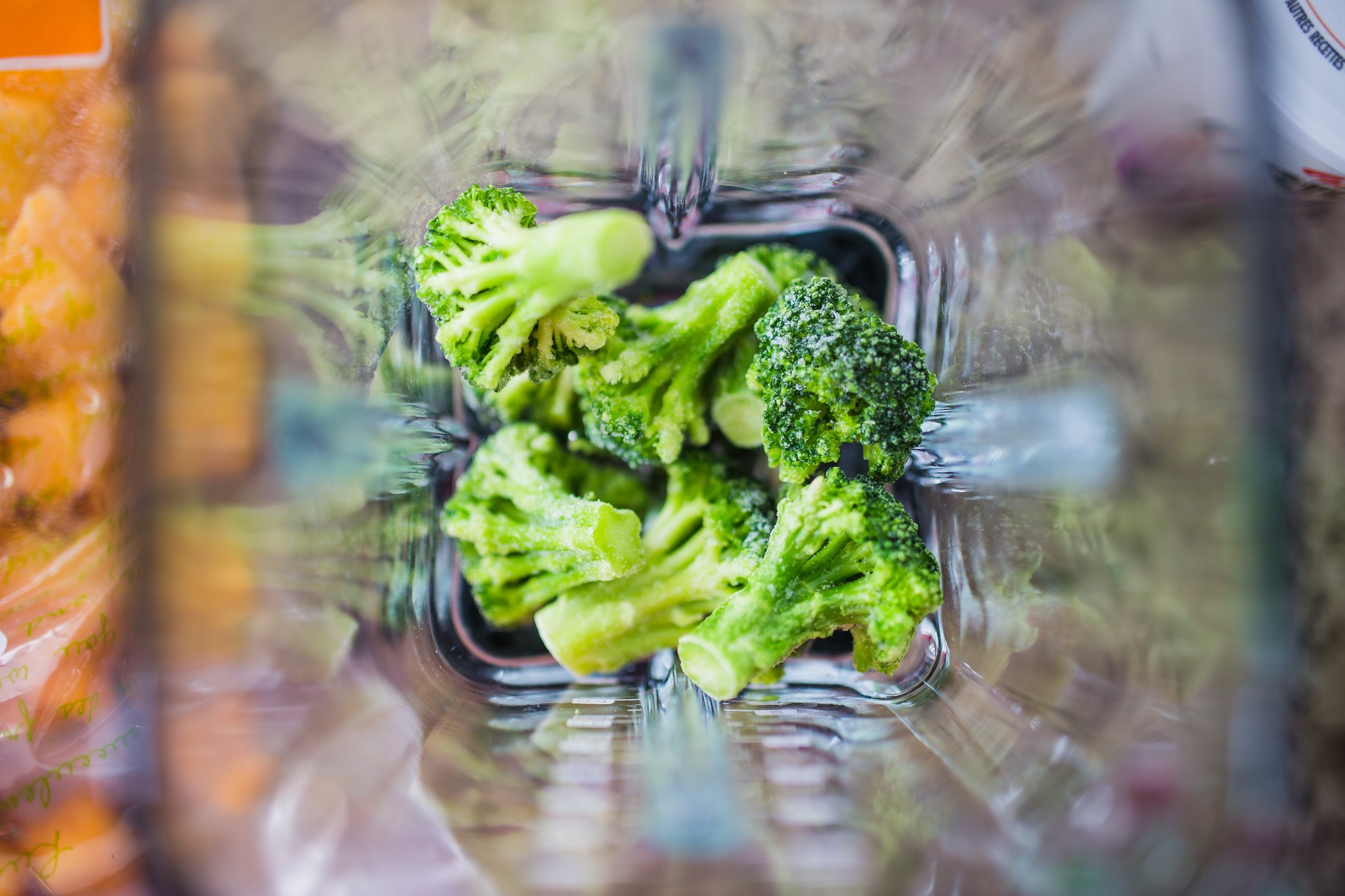 Broccoli in blender