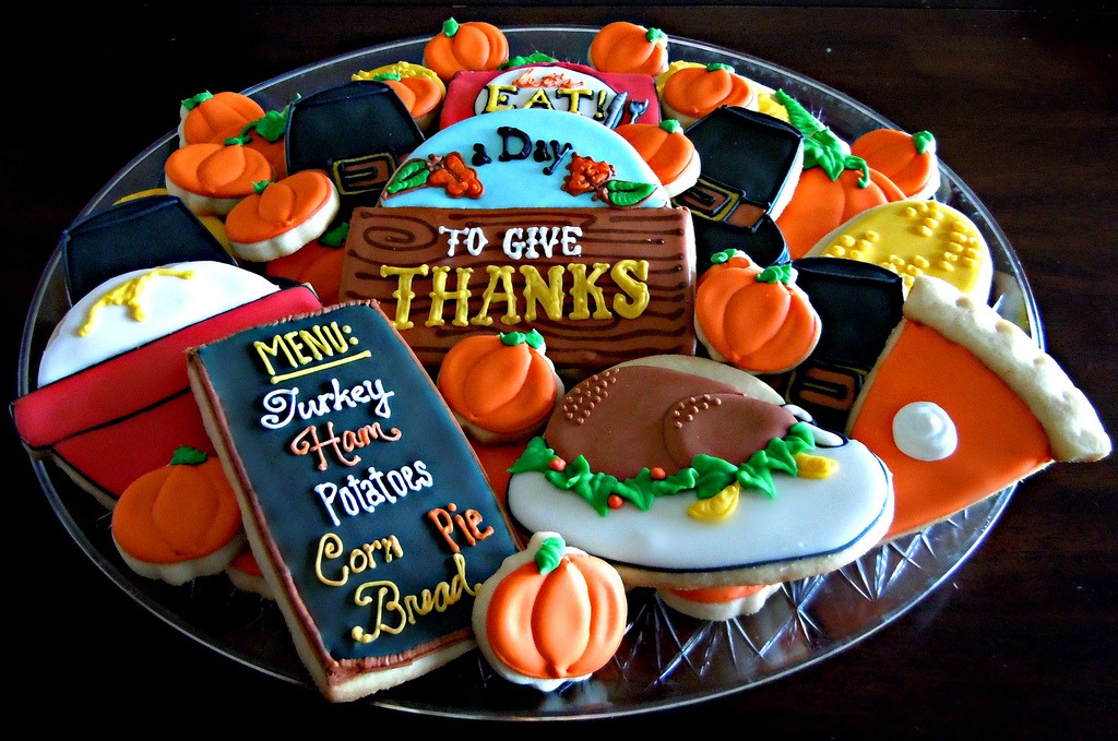 Decorated Thanksgiving treats