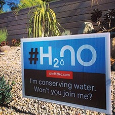 #h2no yard sign