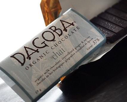 Dogoba organic chocolate.