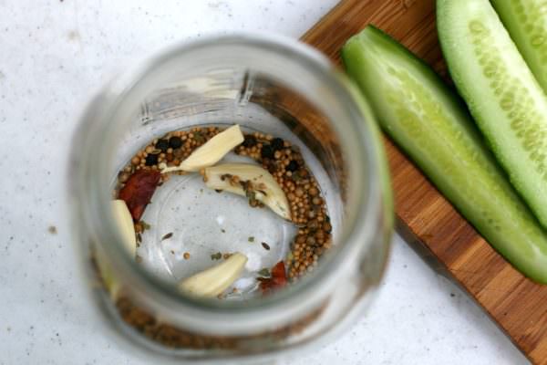 Quick Small Batch Dill Pickles