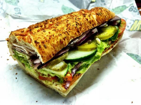 Subway sandwich 