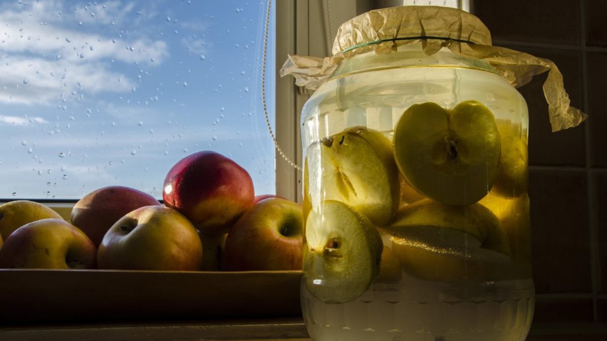 Apples' second life making apple cider vinegar