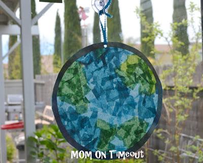 Stained Glass Planet Earth {Earth Day Craft}