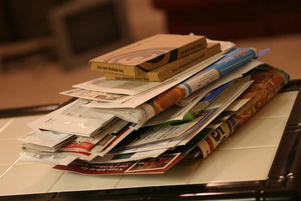 Pile of mail 
