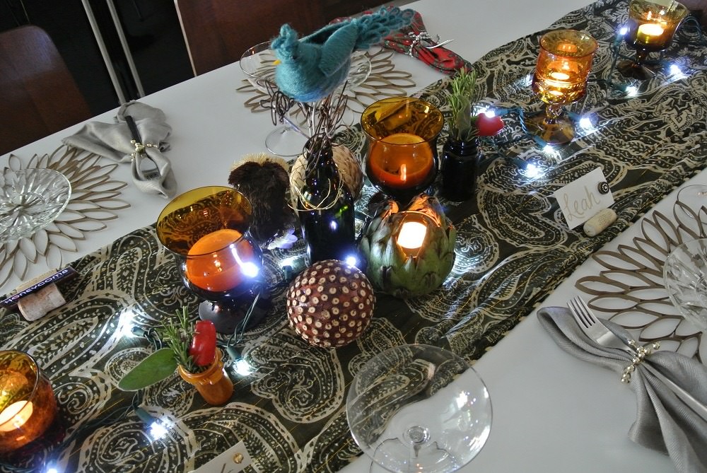 Holiday party - table spread