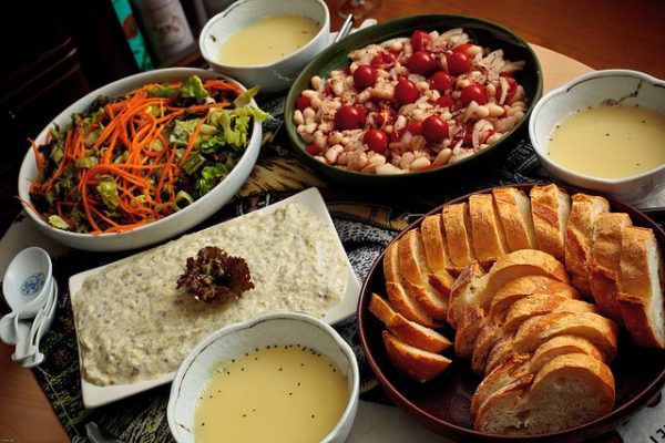 Turkish food spread