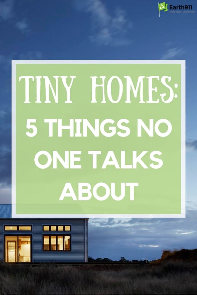 5 Things to consider when thinking about moving into a tiny house.