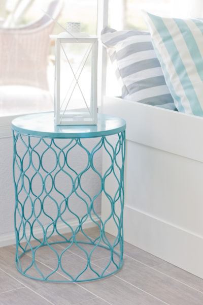 Upcycling a trash can into furniture