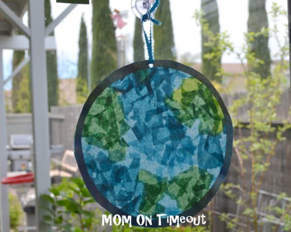 Earth Day stained glass