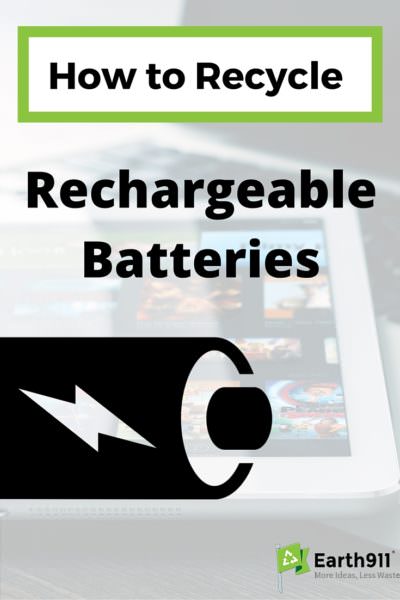Trying to recycle rechargeable batteries? Click here to find a recycling location near you using the recycling search by Earth911.