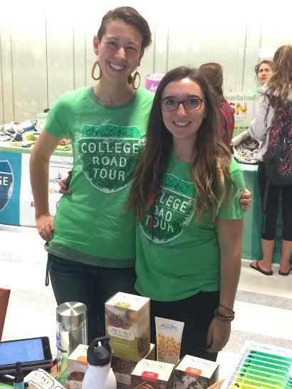 Sustainable living advocates at college