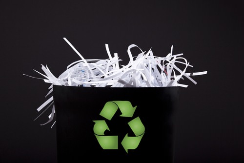 sustainable business - office recycling