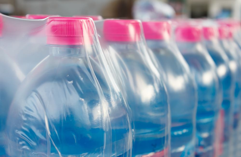 plastic water bottles - plastic free july challenge