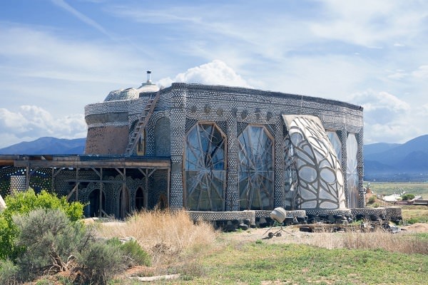 This Earthship was created from bottles, tires and concrete. Photo credit: IrinaK / Shutterstock.com