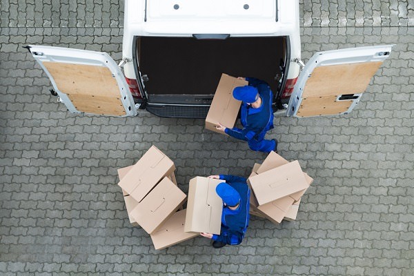 Delivery trucks are more efficient than cars containing just one person. Photo: Shutterstock.com