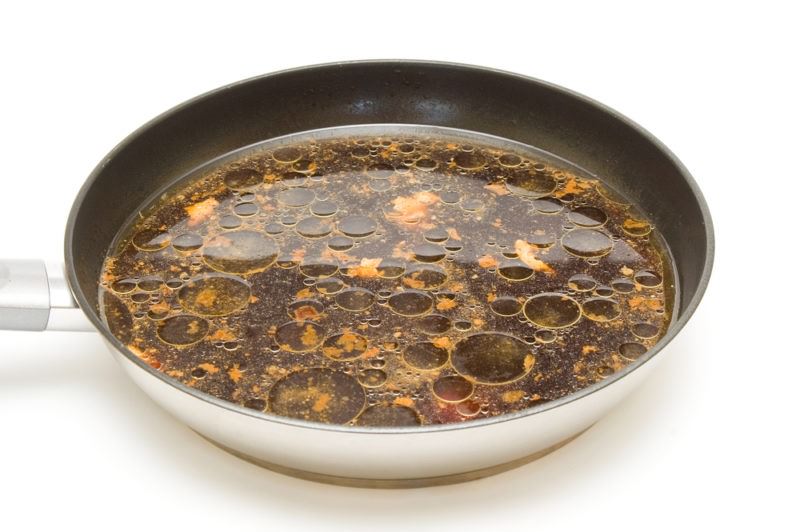 pan of cooking oil