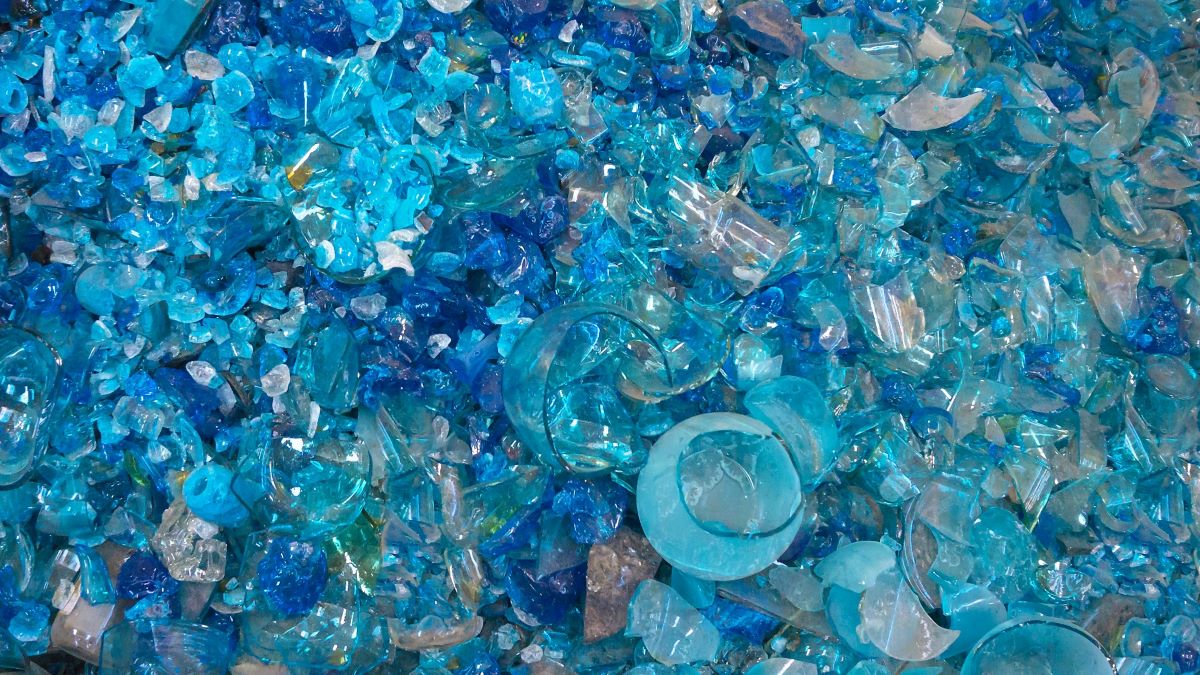 Recycled glass
