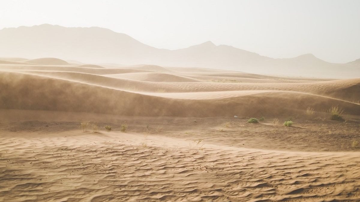 dry desert landscape