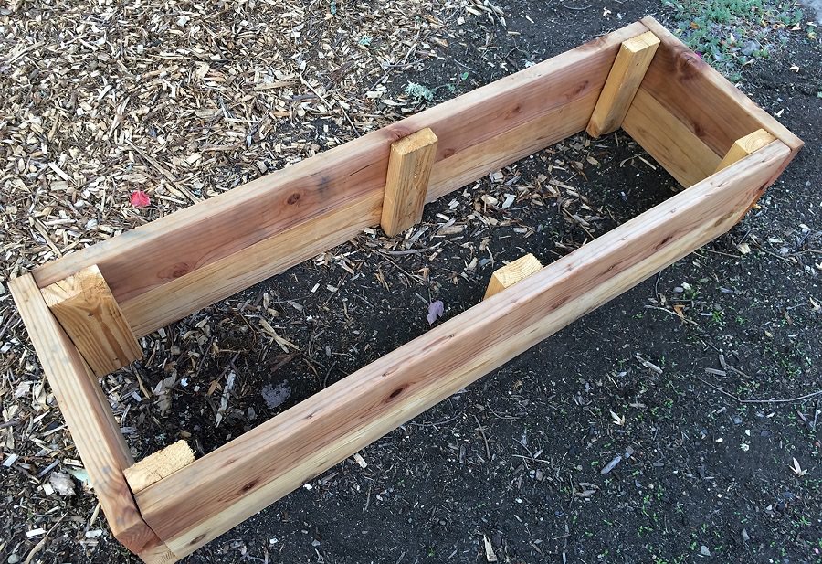 frame for a raised bed garden