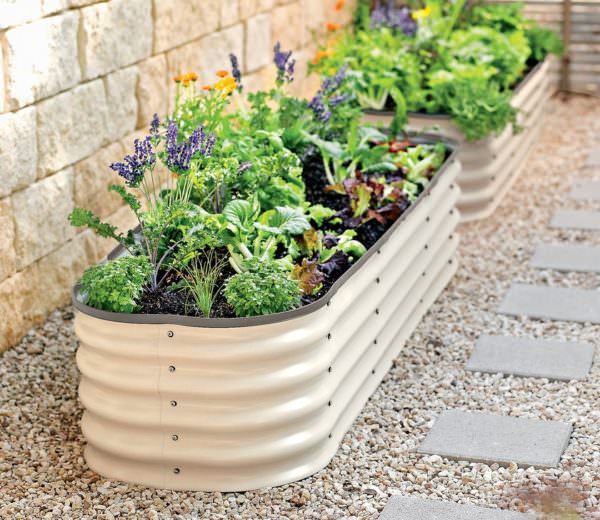 Gardener's Supply metal modular raised garden bed