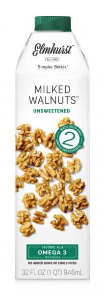Elmhurst unsweetened milked walnuts