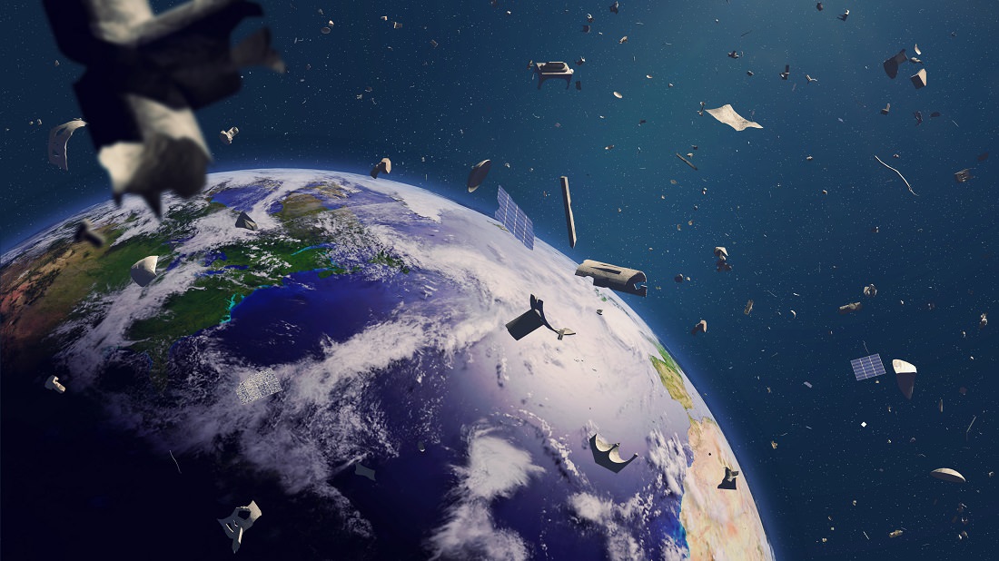 space debris in Earth orbit