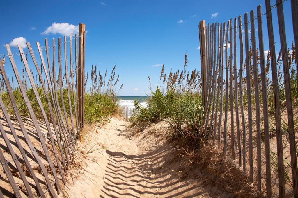 sandy beach path