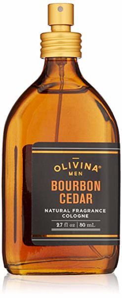 Olivina Men Natural Fragrance Cologne, Bourbon Cedar