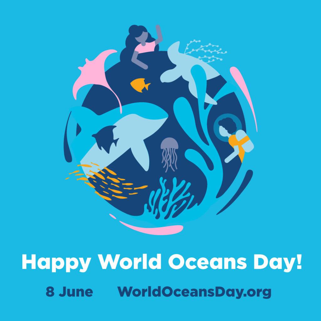 Happy World Oceans Day, 8 June, WorldOceansDay.org