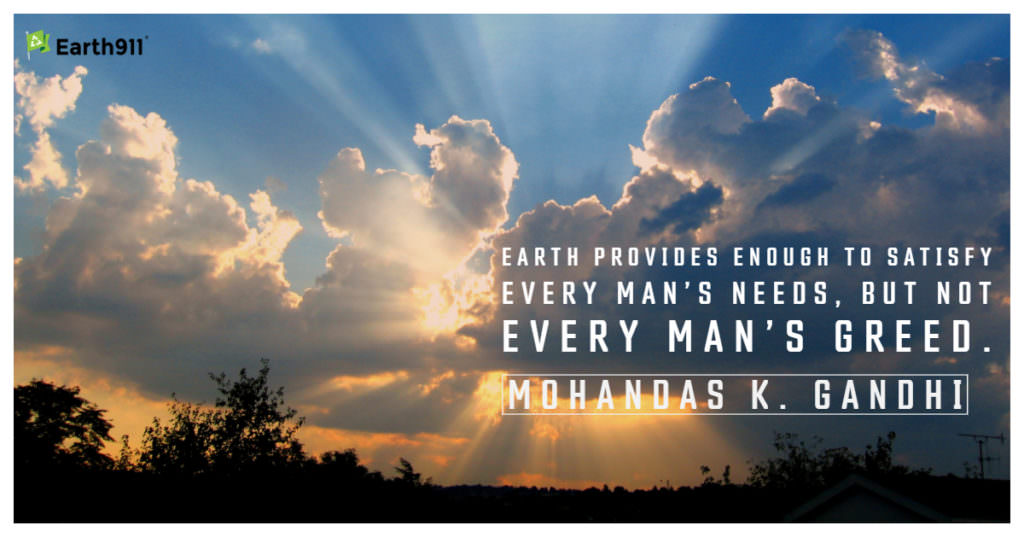 Earth provides enough