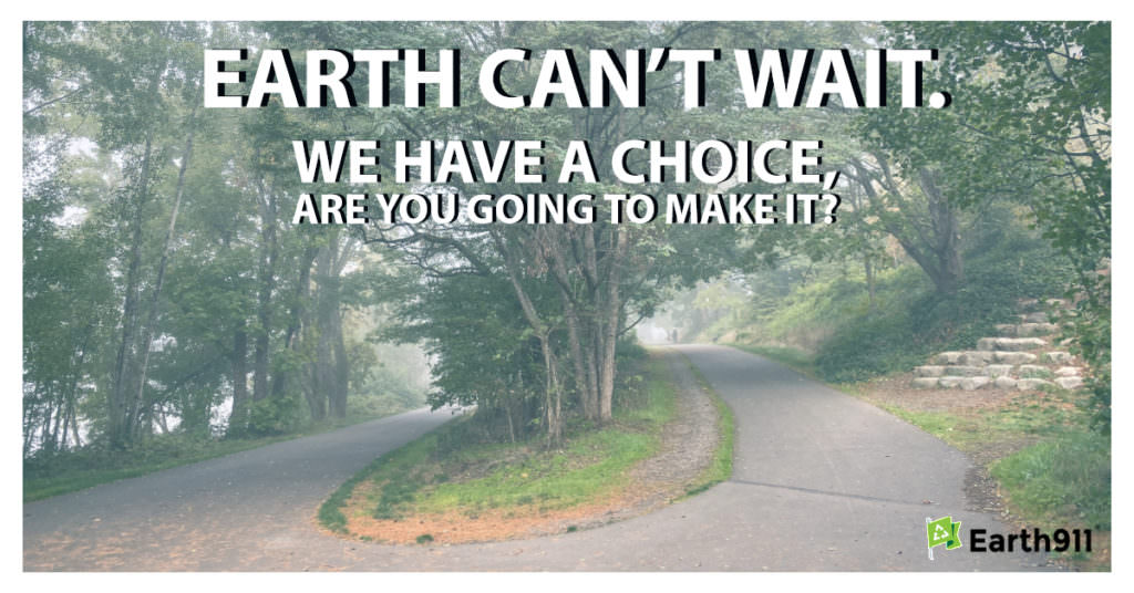 Earth can't wait: Make Earth-positive choices