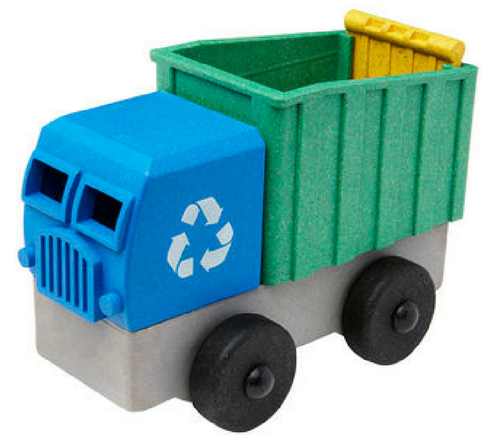 upcycled puzzle truck from Lukes Toy Factory