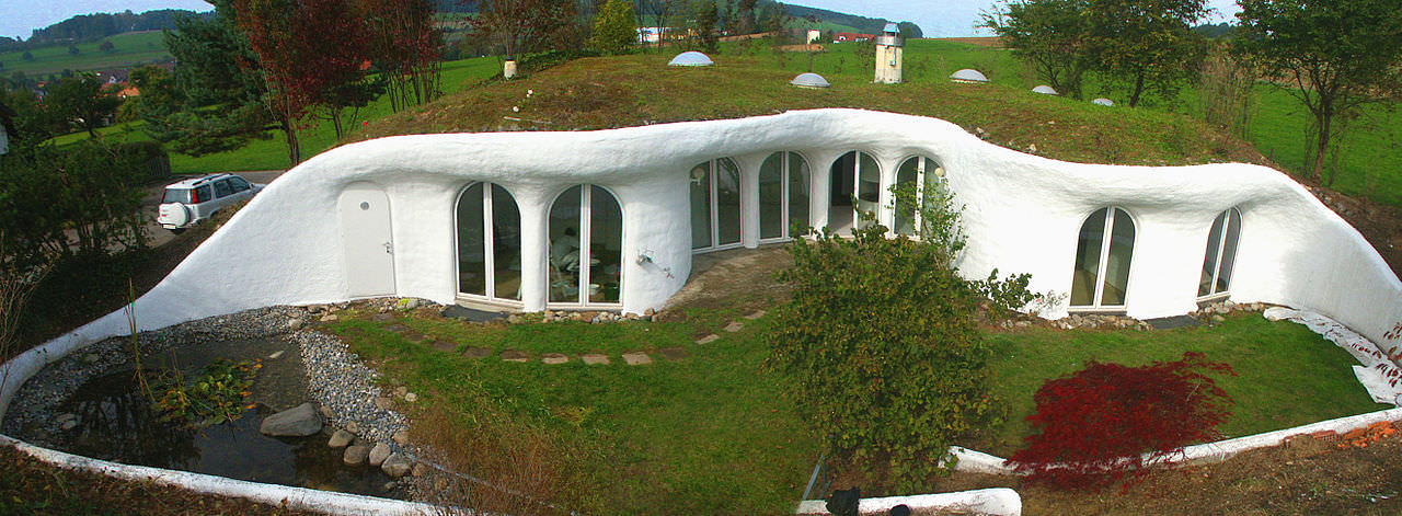 earth sheltered home