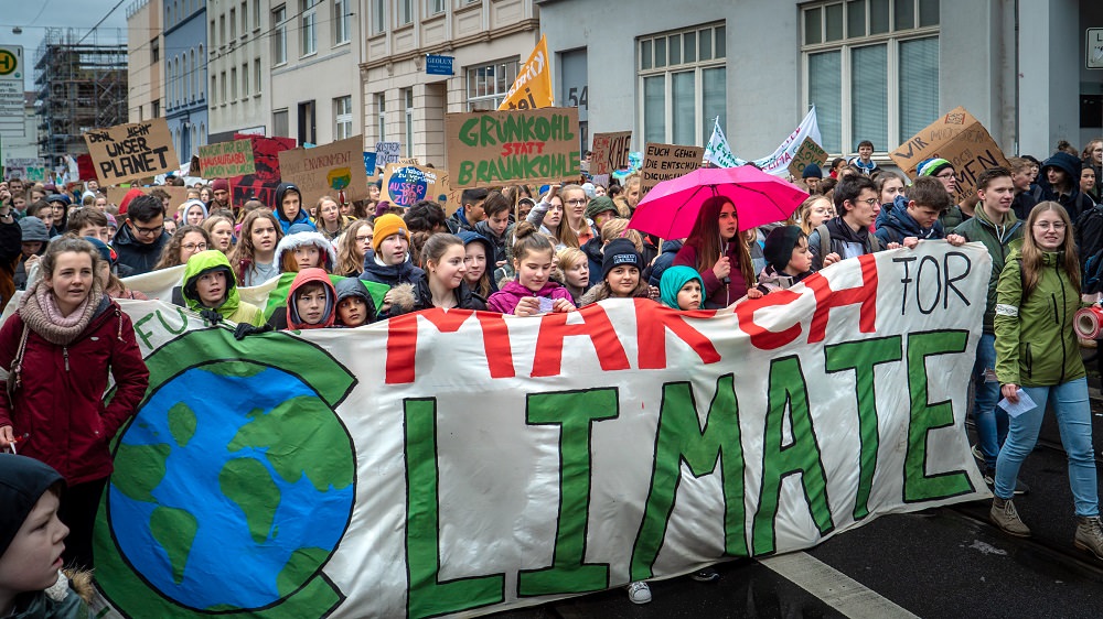 Climate change march in Germany