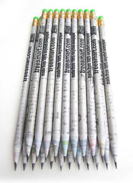 TreeSmart newspaper pencils