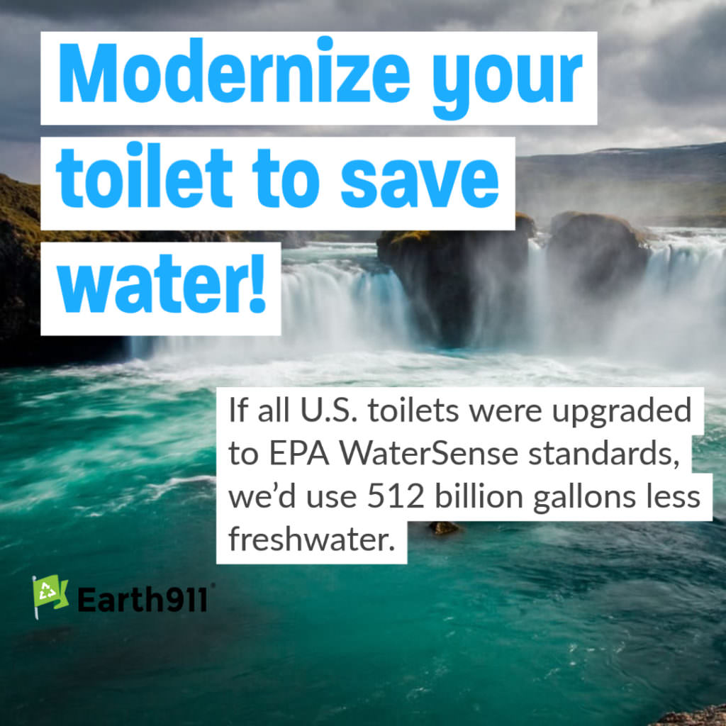 Modernize your toilet to save water