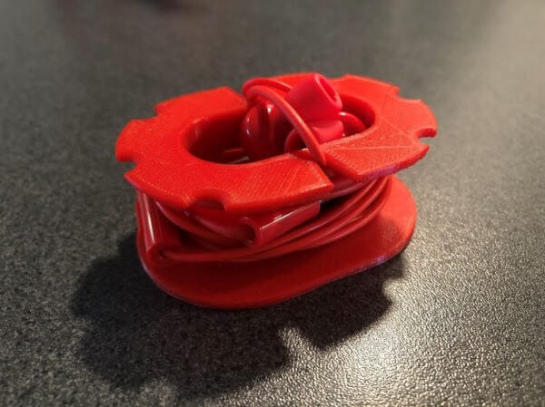 3D-printed earbud organizer