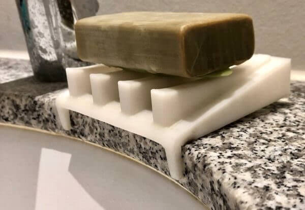 3d-printed soap dish