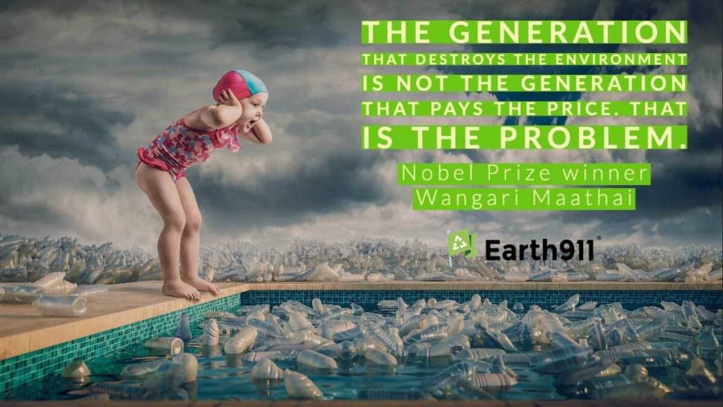 "The generation that destroys the environment is not the generation that pays the price." -- Wangari Maathai quote