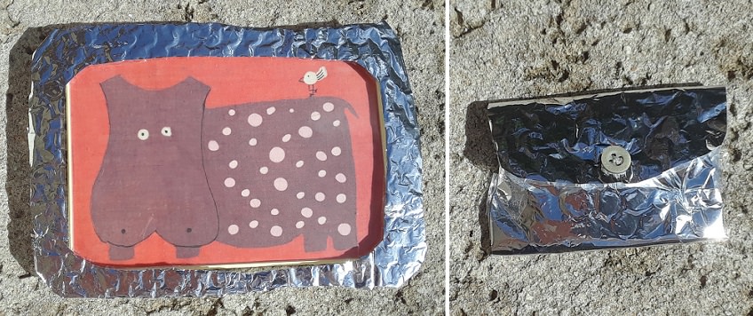 DIY projects for silver padded pouches