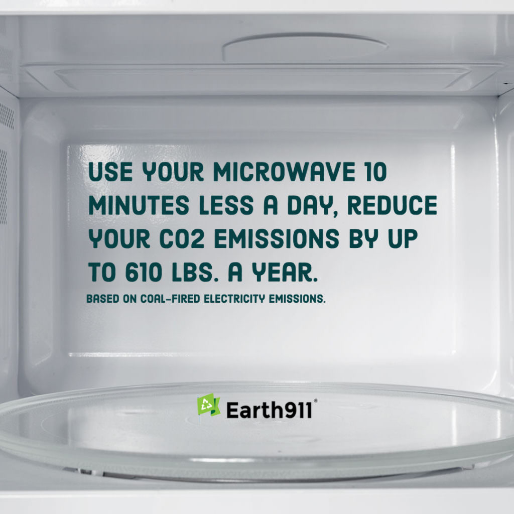 Use your microwave less and reduce your CO2 emissions