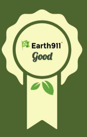 Earth911-rated "Good"